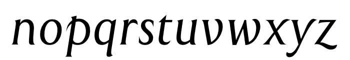 TFArrow Medium Italic Font LOWERCASE