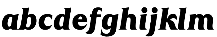 TFArrow Ultra Italic Font LOWERCASE
