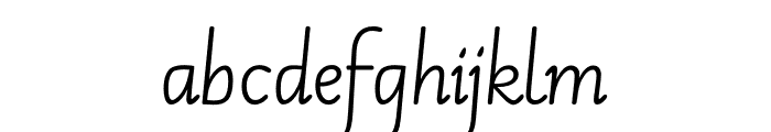 TFBarchowsky Fluent Hand Font LOWERCASE