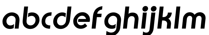 TFBurko Bold Italic Font LOWERCASE