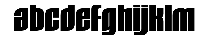 TFCavalier Upright Black Font LOWERCASE