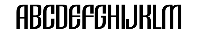 TFCavalier Upright Medium Font UPPERCASE