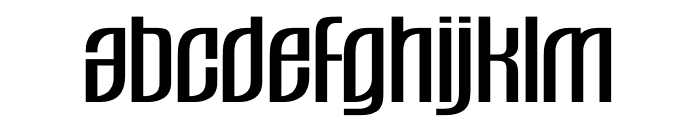 TFCavalier Upright Medium Font LOWERCASE