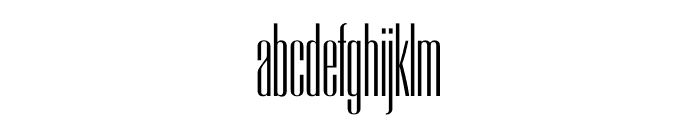 TFEmpireState Light Font LOWERCASE