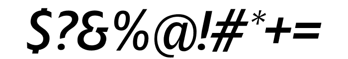 TFForever Medium Italic Font OTHER CHARS