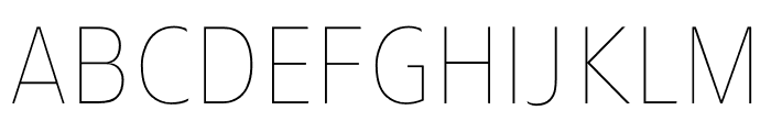 TFForever Two Thin Font UPPERCASE