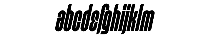 TFFoxfire Bold Italic Font LOWERCASE