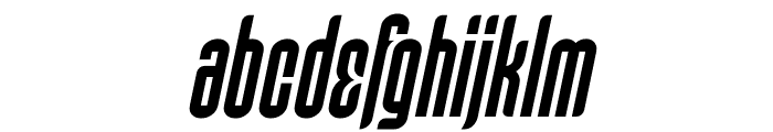 TFFoxfire Medium Italic Font LOWERCASE