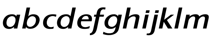 TFGrange Medium Italic Font LOWERCASE