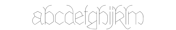 TFGreyletter Ten Font LOWERCASE