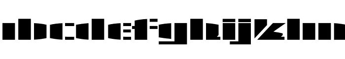TFGuestcheck Stencil Heavy Font LOWERCASE