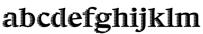 TFHabitat Cartogramme Font LOWERCASE