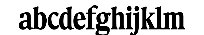 TFHabitat Condensed Bold Font LOWERCASE