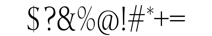 TFHabitat Condensed Regular Font OTHER CHARS