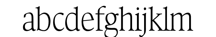 TFHabitat Condensed Regular Font LOWERCASE