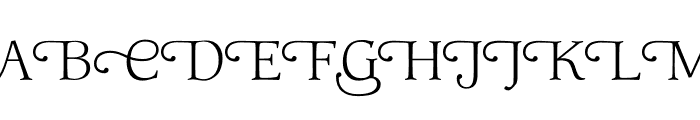 TFHabitat Swash Regular Font UPPERCASE