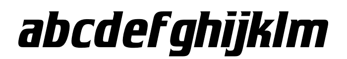TFMargate Extrabold Italic Font LOWERCASE
