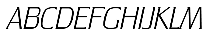 TFMargate Light Italic Font UPPERCASE