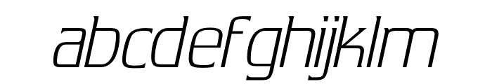 TFMargate Light Italic Font LOWERCASE