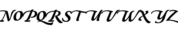 TFMasterstroke Bold Script Font UPPERCASE