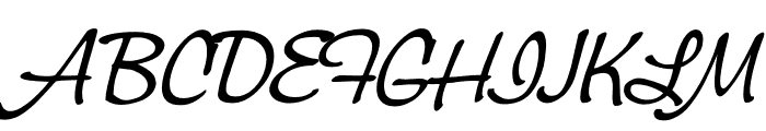 TFMontauk One Light Italic Font UPPERCASE