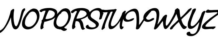 TFMontauk One Medium Italic Font UPPERCASE