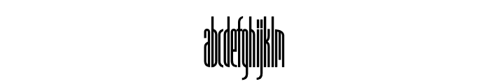 TFNouveau Riche Condensed Bold Font LOWERCASE