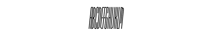 TFNouveau Riche Condensed Medium Italic Font UPPERCASE