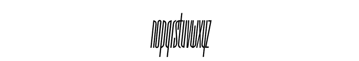TFNouveau Riche Condensed Medium Italic Font LOWERCASE