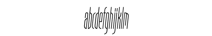 TFNouveau Riche Light Italic Font LOWERCASE