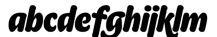 TFOverfield Bold Script Font LOWERCASE
