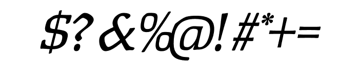 TFPolaris Light Italic Font OTHER CHARS