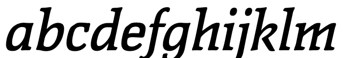 TFPolaris Medium Italic Font LOWERCASE