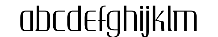 TFRaincheck Expanded Light Font LOWERCASE