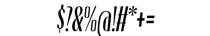TFRaincheck Light Italic Font OTHER CHARS
