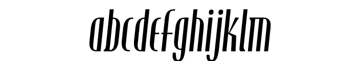 TFRaincheck Light Italic Font LOWERCASE