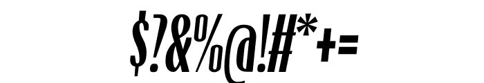 TFRaincheck Medium Italic Font OTHER CHARS