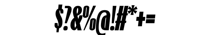 TFRaincheck Ultra Italic Font OTHER CHARS