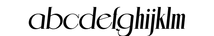 TFRomantique Bold Italic Font LOWERCASE