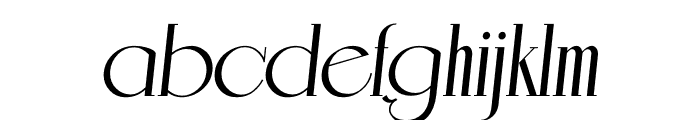 TFRomantique Medium Italic Font LOWERCASE