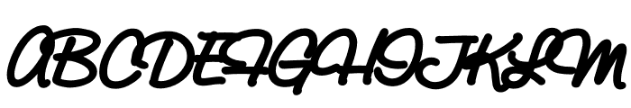 TFSaginaw Solid Font UPPERCASE