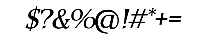 TFSiena Light Italic Font OTHER CHARS