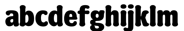TFSimper Condensed Extrabold Font LOWERCASE