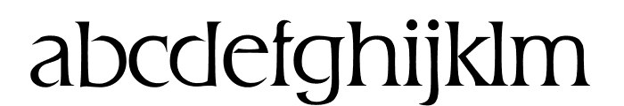 TFVignette Light Font LOWERCASE
