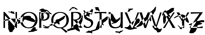 THEBIRDS Font UPPERCASE