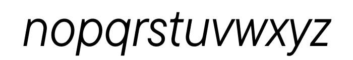 TT Commons Pro Trial Compact Italic Font LOWERCASE