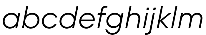 TT Fors Trial Light Italic Font LOWERCASE