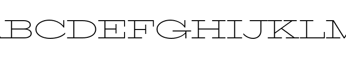 TT Globs Trial ExtraLight Font UPPERCASE