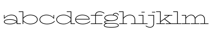 TT Globs Trial ExtraLight Font LOWERCASE