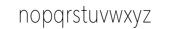 TT Norms Pro Condensed ExtraLight Font LOWERCASE